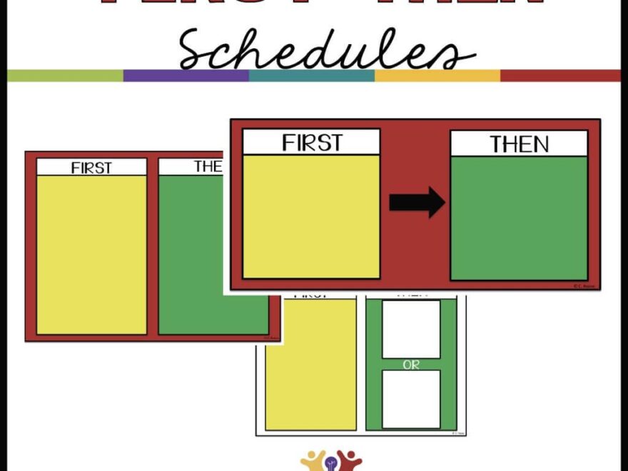 Visual Schedule Series First Then Schedules Freebie Autism Classroom Resources