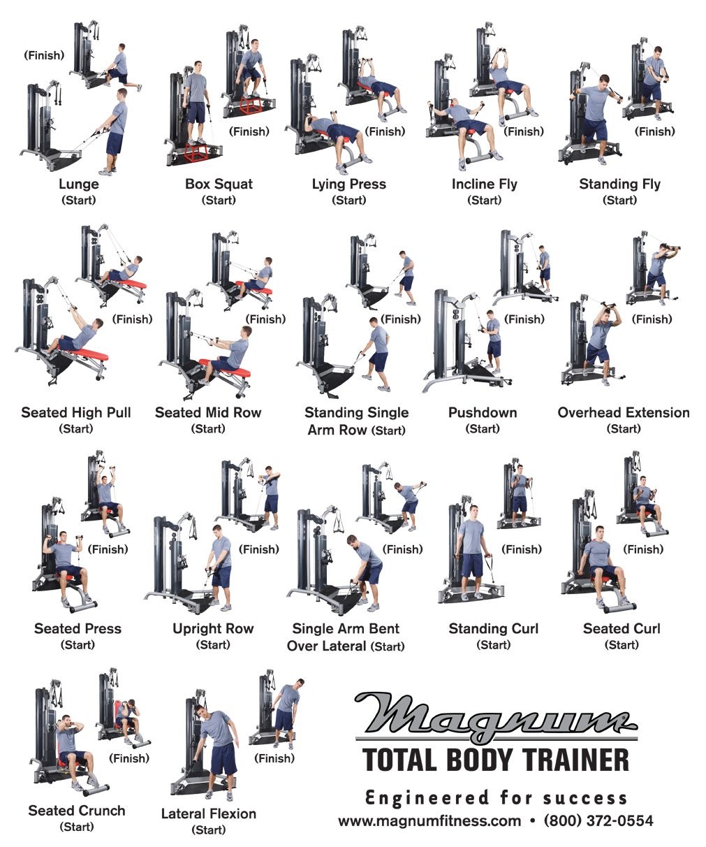 Total Gym Wall Chart Printable