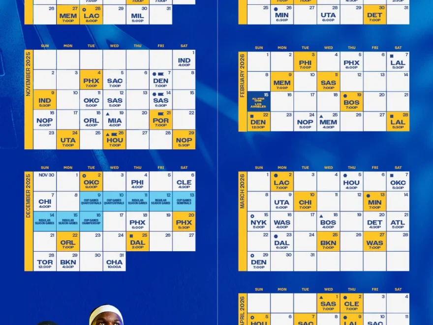 Warriors Fan Guide 2025 26 Schedule