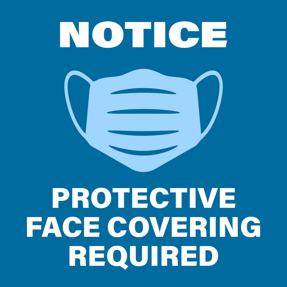 Printable Facial Coverings Required Sign