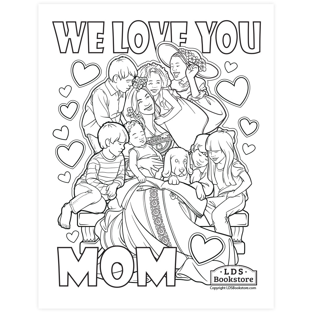 We Love You Mom Sign Printable