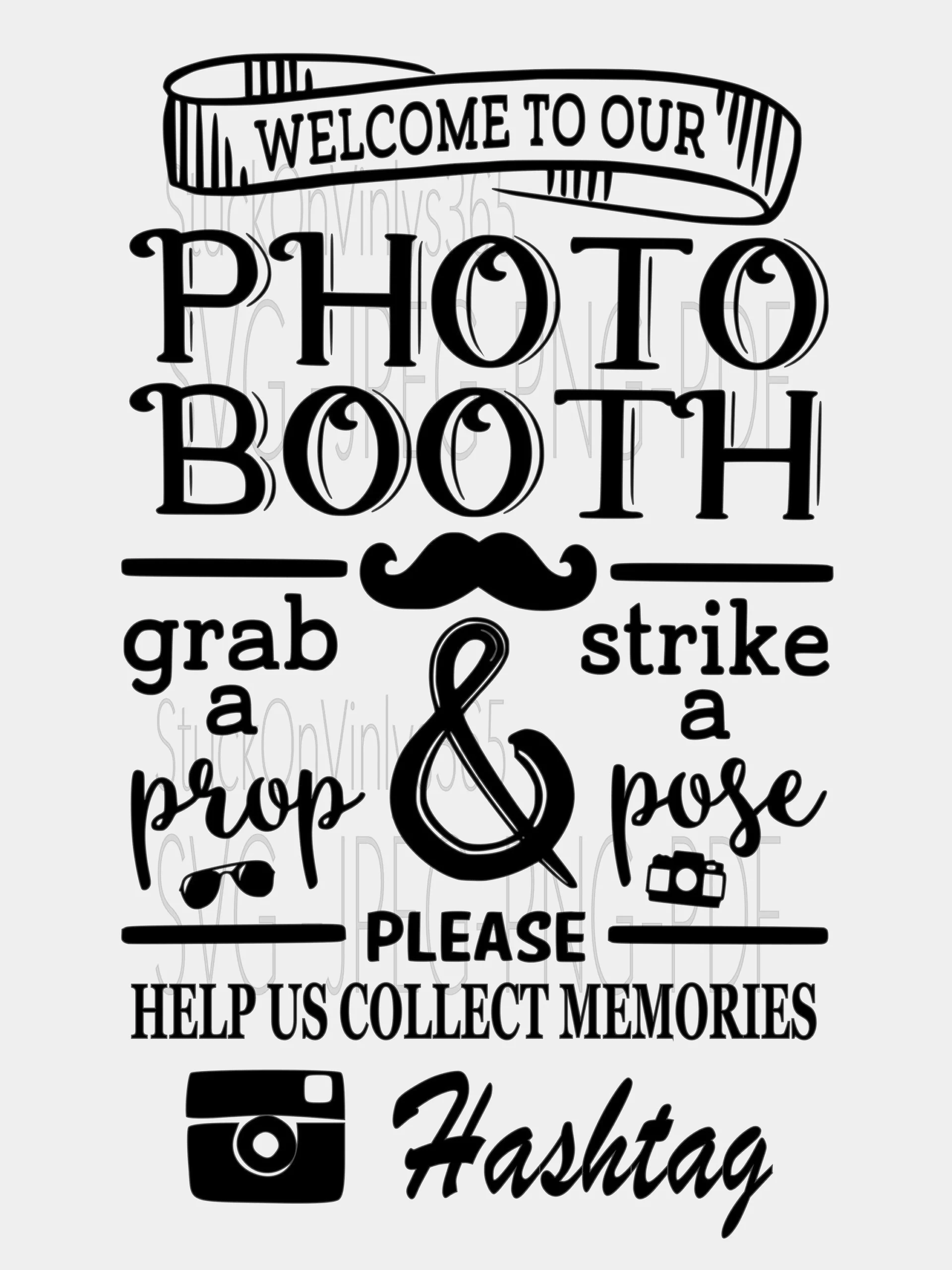Wedding Photobooth Svg Photobooth Printable Wedding Decor Wedding Signs Photobooth Hashtag Svg Wedding Photobooth Sign Svg Download Etsy