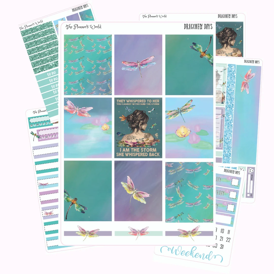 Weekly Summer Planner Sticker Kit For Erin Condren Vertical Kit 242 The Planner s World