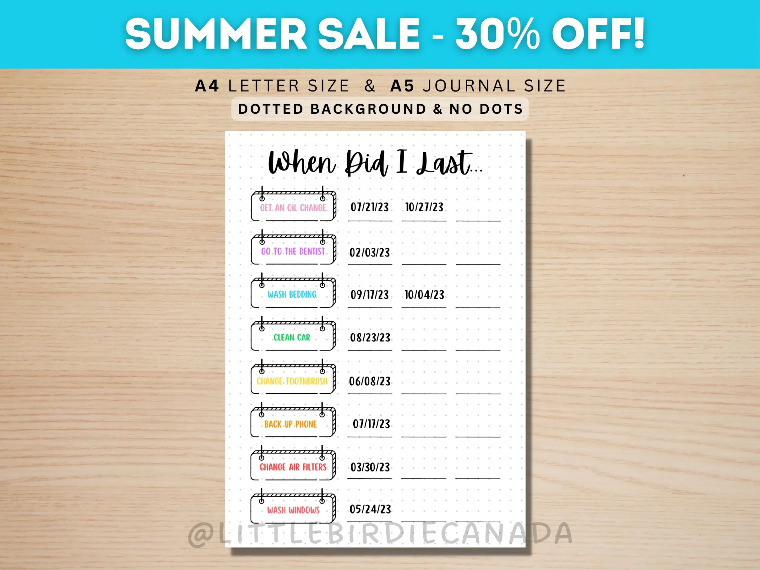 Eternity Springs Printable List