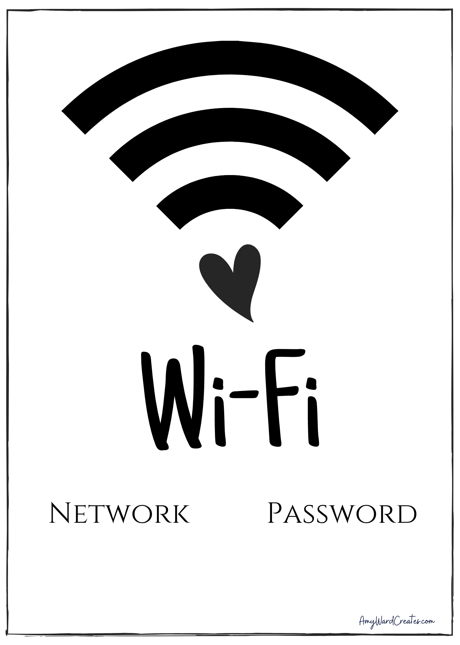 Printable Free Wifi Sign Printable Free Wifi Sign