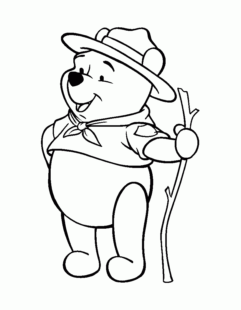 Winnie The Pooh Colouring Sheets Printable