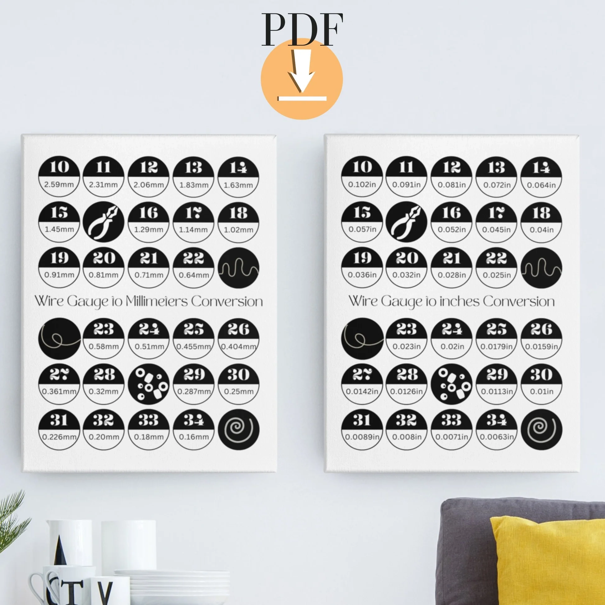 Printable Mm Bead Gauge Guide