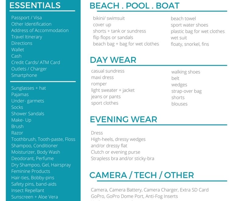 Women s Beach Packing List Planning Guide TravelBreak