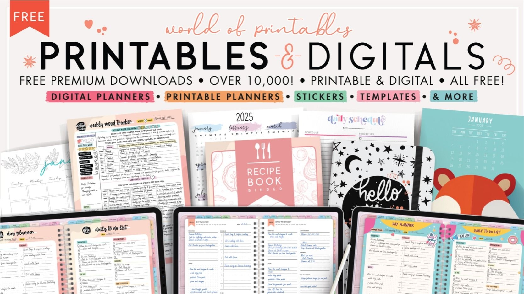 World Of Printables Free Printables Calendars Planners worldofprintables Profile Pinterest