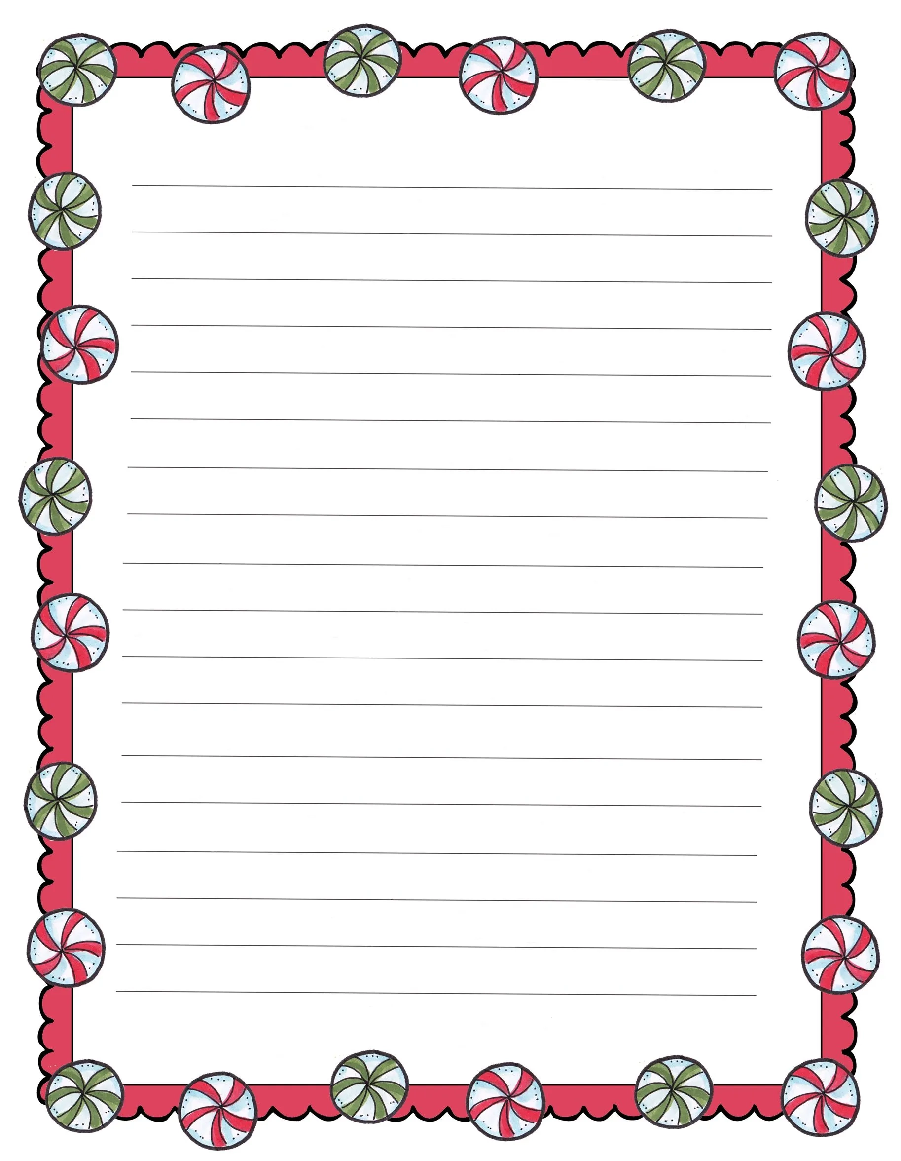Christmas List Stationary Printable Christmas List Stationary Printable