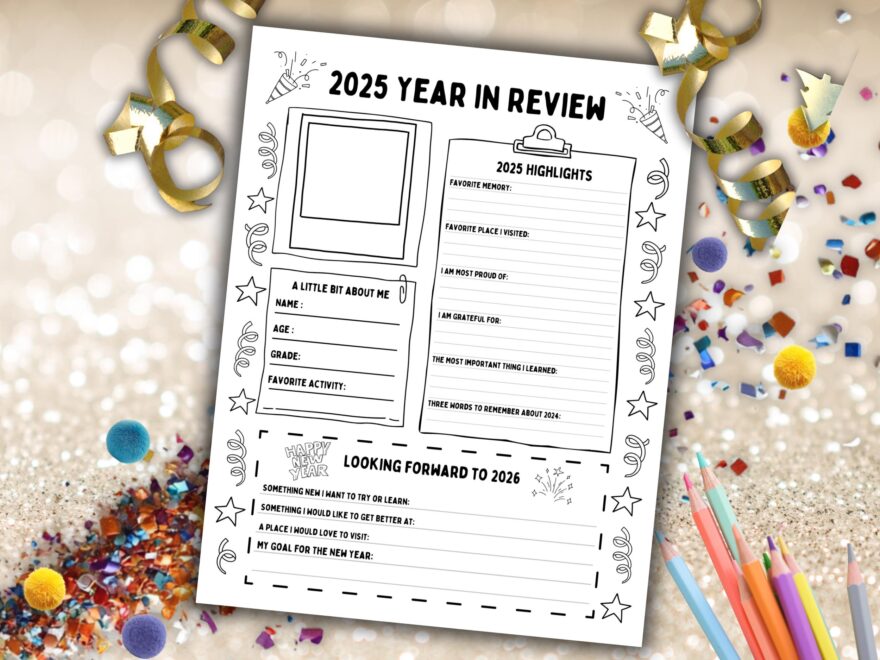 Year In Review Game Etsy