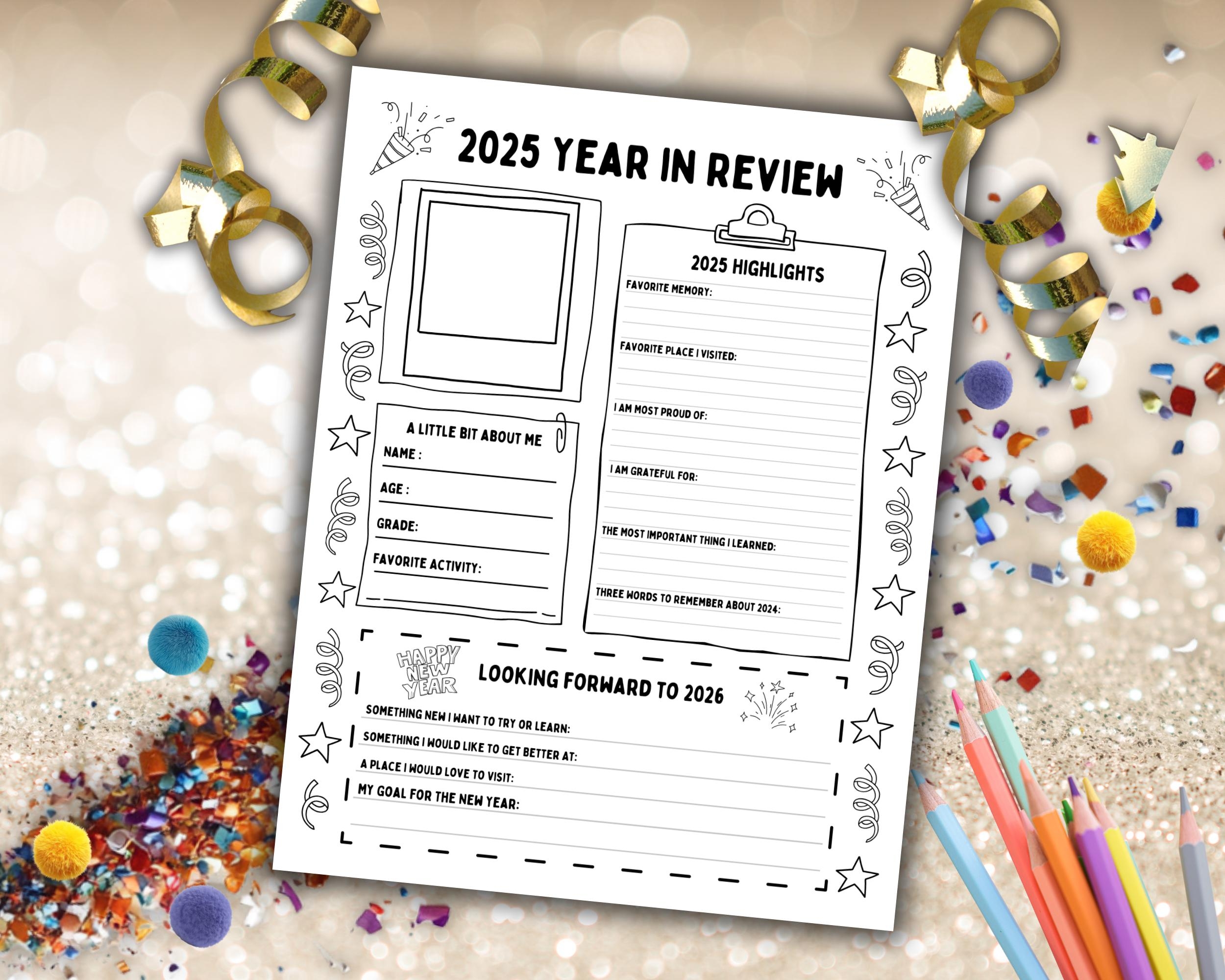 Year In Review Game Etsy Year In Review Game Etsy