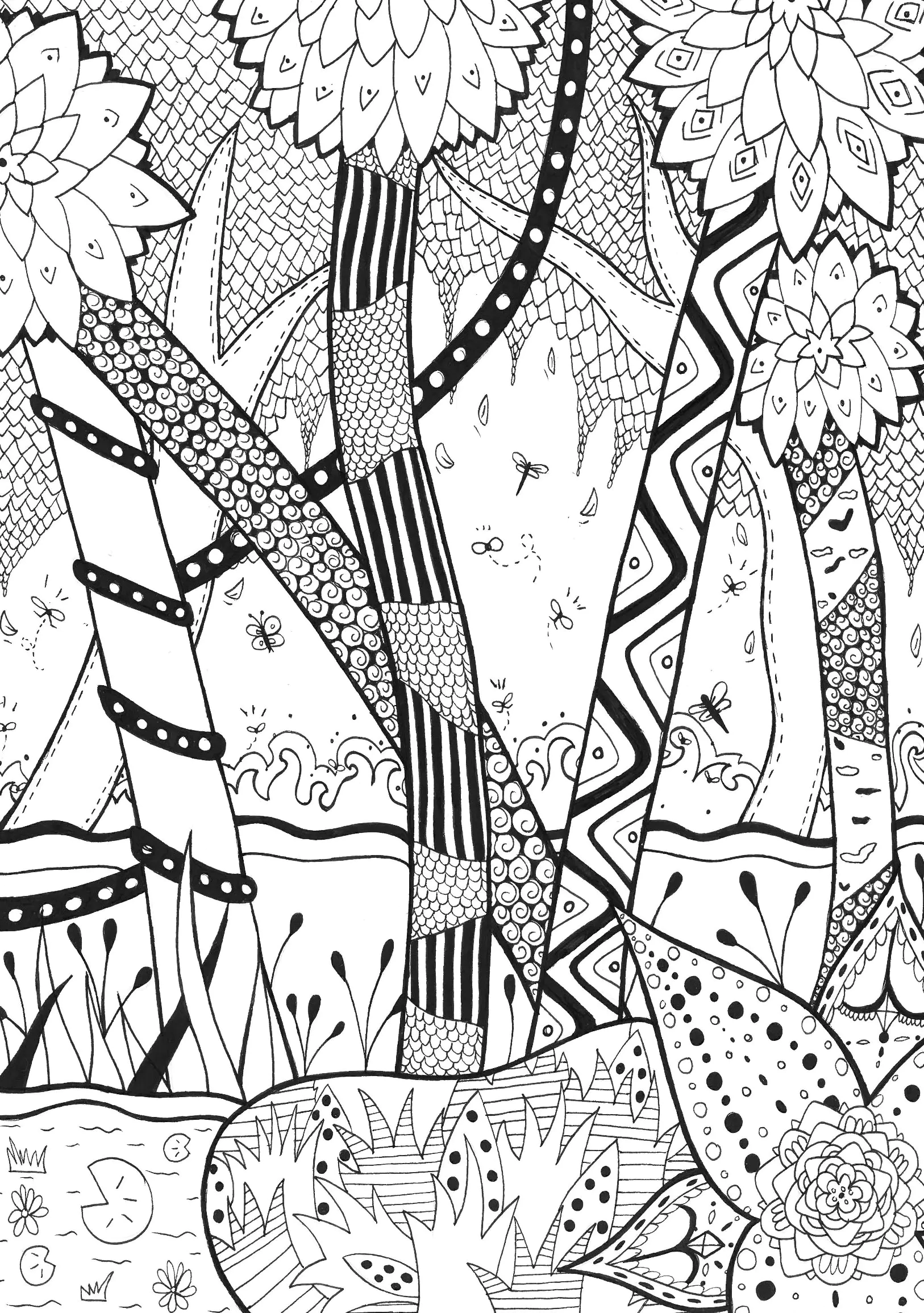 Zentangle To Print For Free Zentangle Coloring Pages For Kids Zentangle To Print For Free Zentangle Coloring Pages For Kids